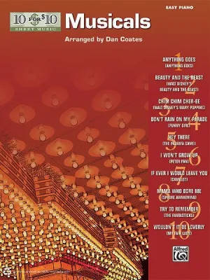 10 for 10 Sheet Music: Musicals, Easy Piano