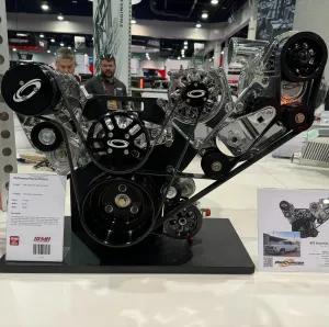 1,450hp F2 ProCharged 555ci Big Block Chevy Engine, Complete