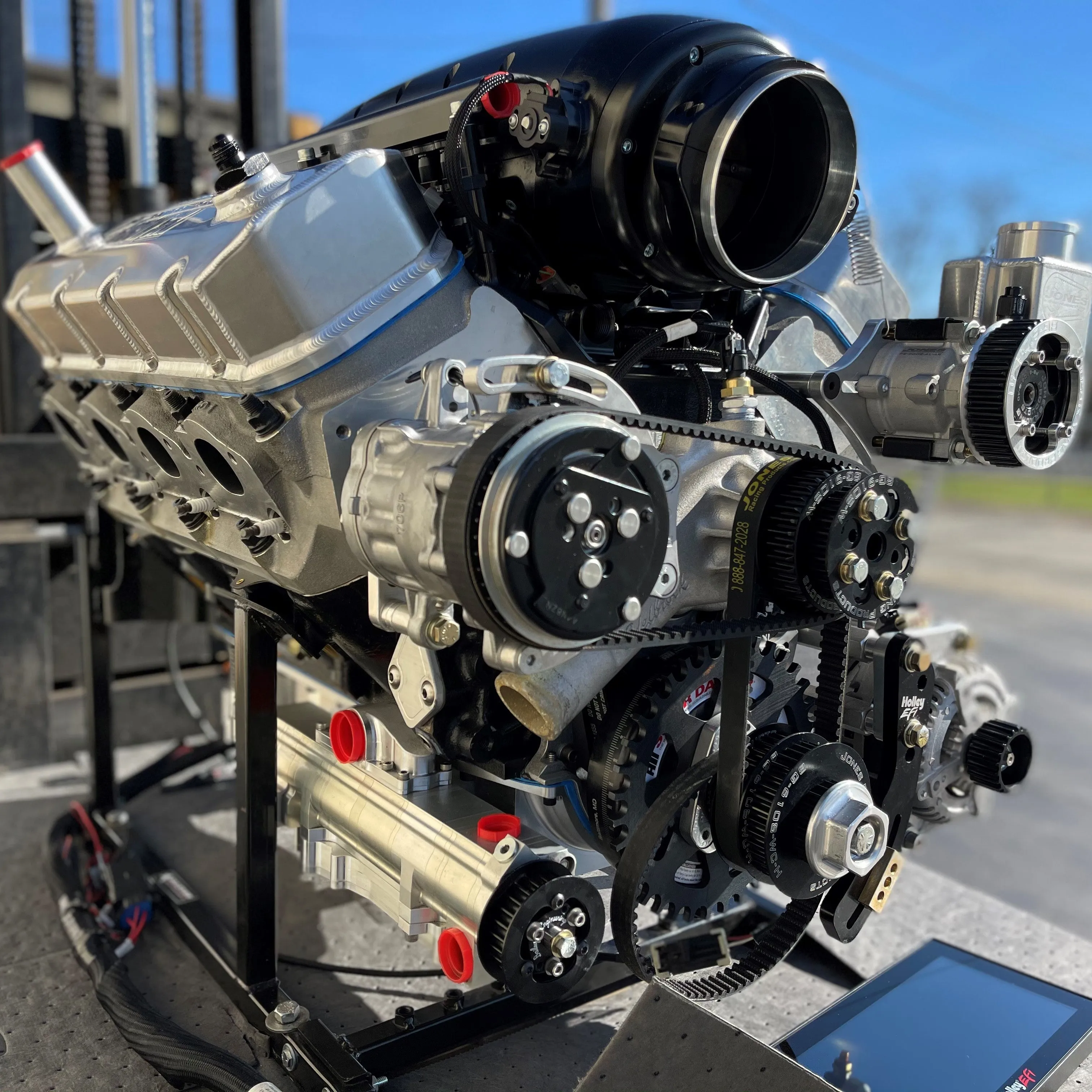 1,450hp F2 ProCharged 555ci Big Block Chevy Engine, Complete