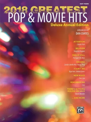 2018 Greatest Pop & Movie Hits, Easy Piano