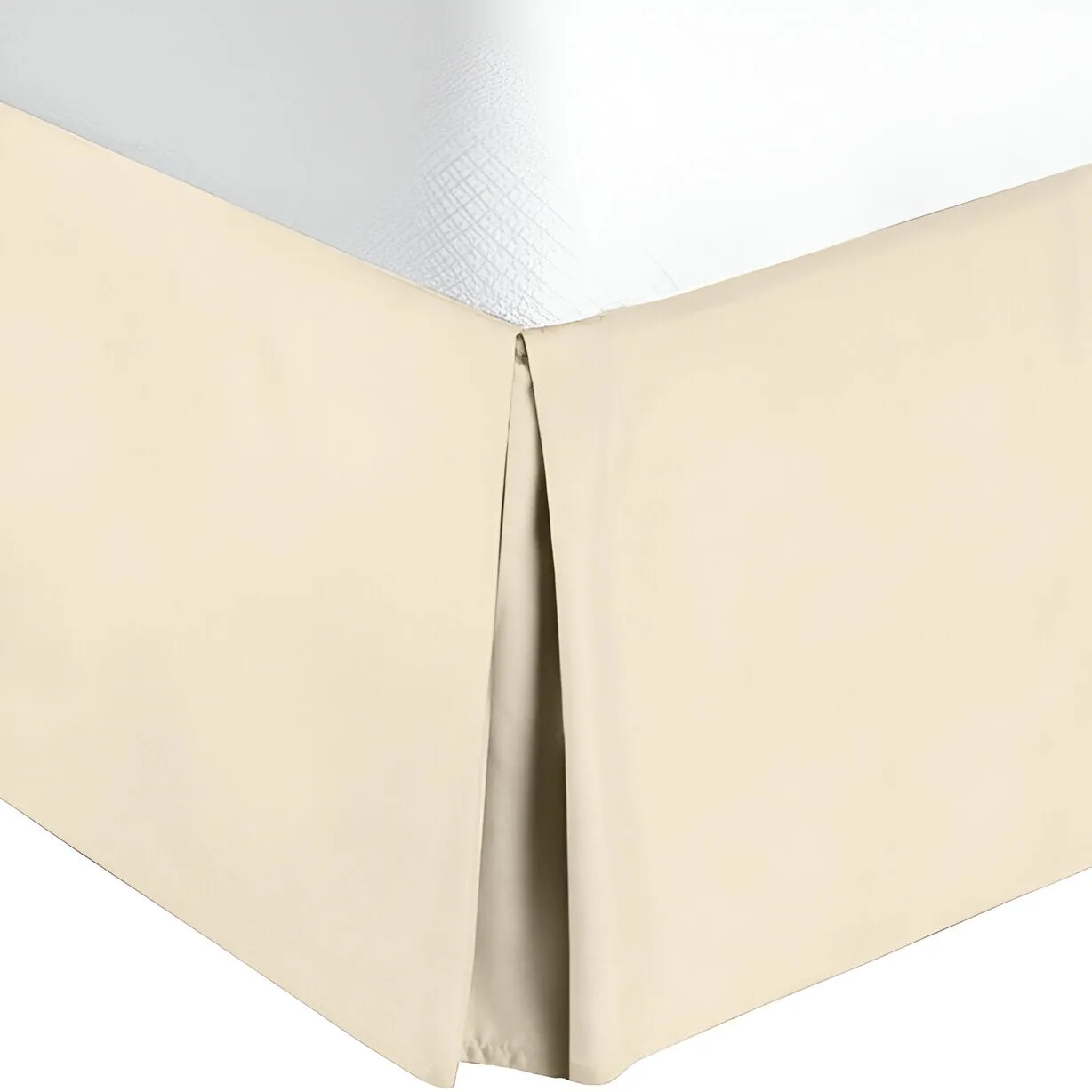 400TC Sateen Solid Cotton Tailored Bed Skirt
