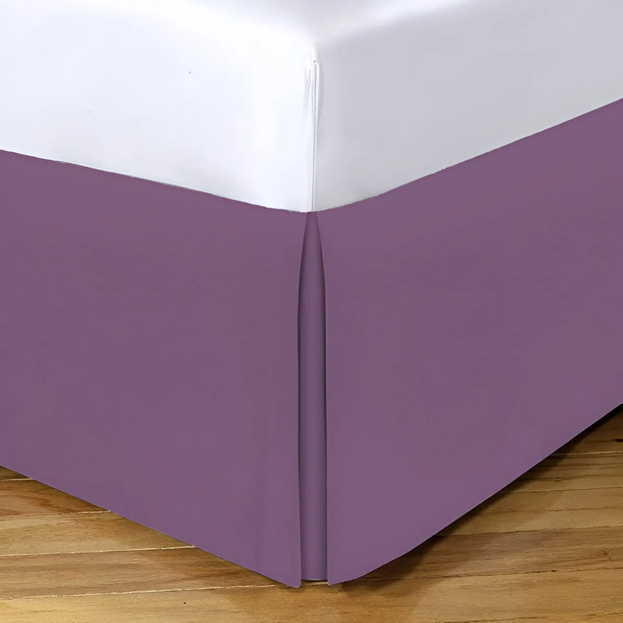 400TC Sateen Solid Cotton Tailored Bed Skirt