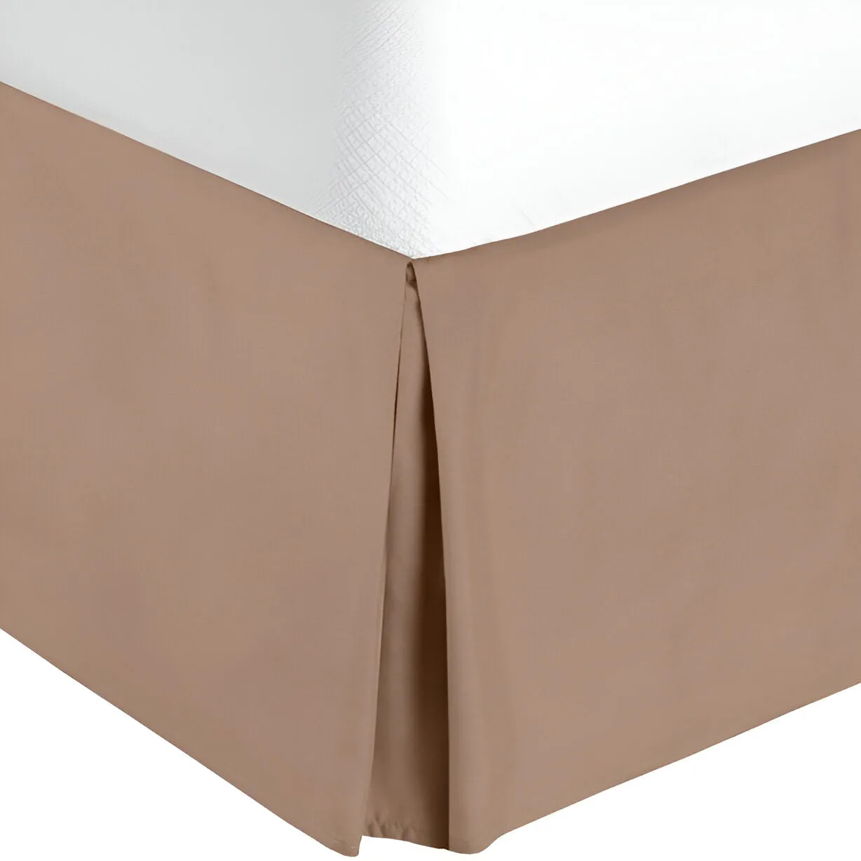 400TC Sateen Solid Cotton Tailored Bed Skirt