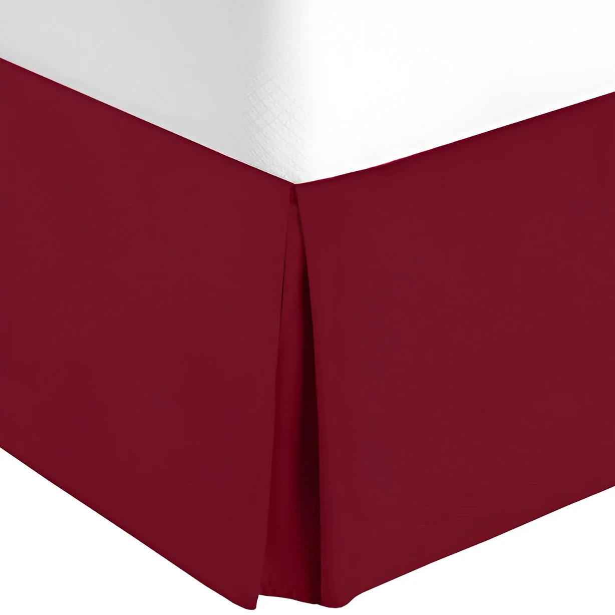 400TC Sateen Solid Cotton Tailored Bed Skirt