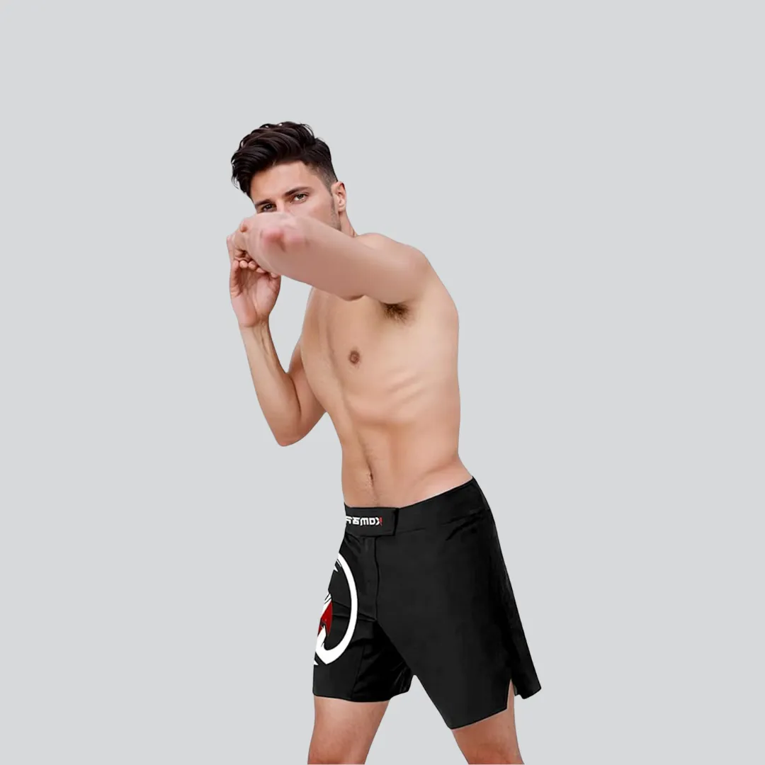 ADULT MMA SHORTS BLACK V1