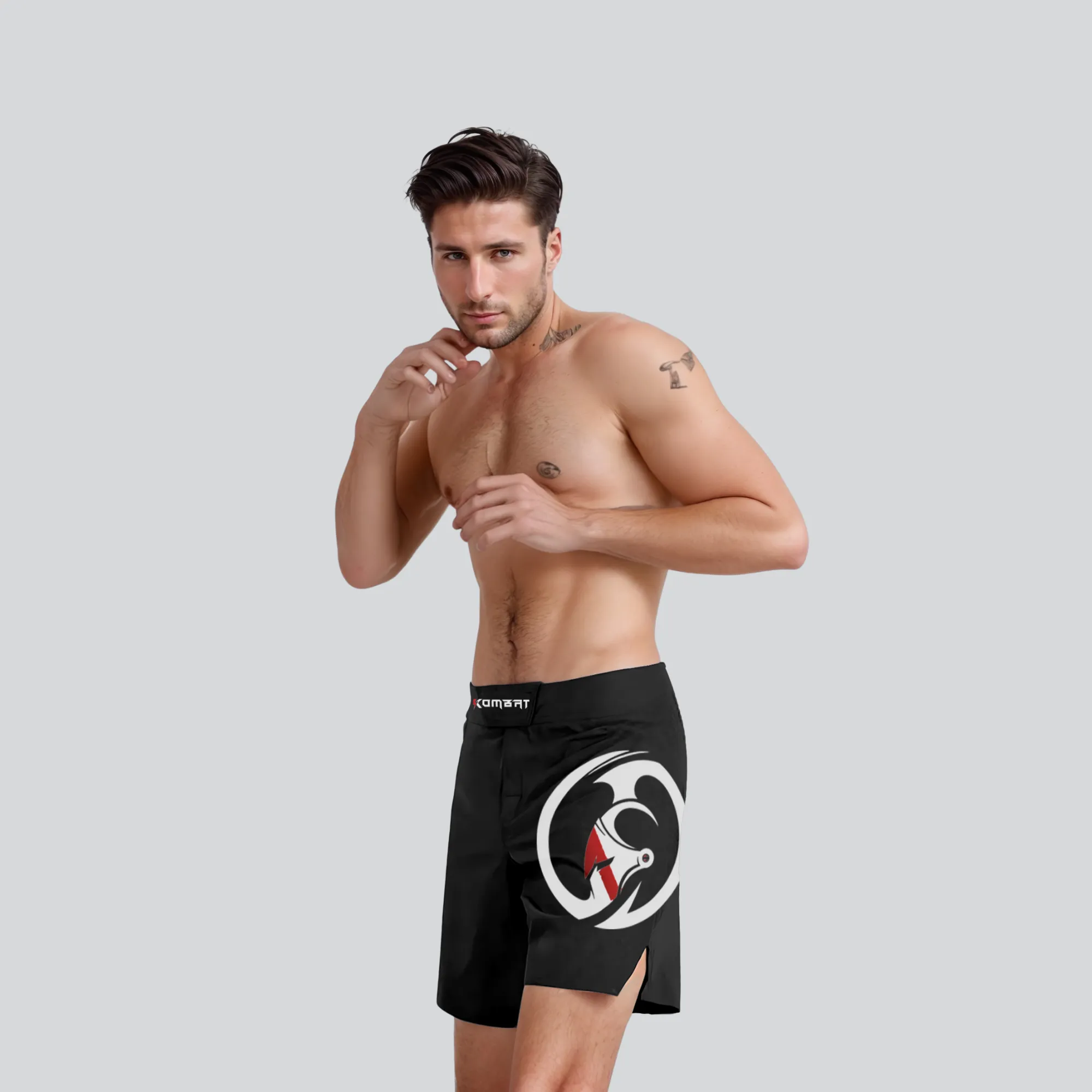 ADULT MMA SHORTS BLACK V1
