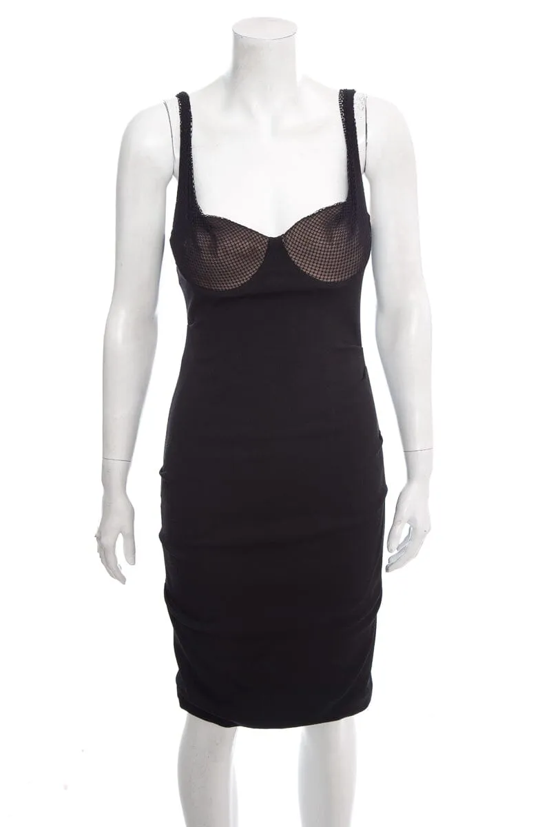 Alexander Wang Black Fitted Dress SZ 2