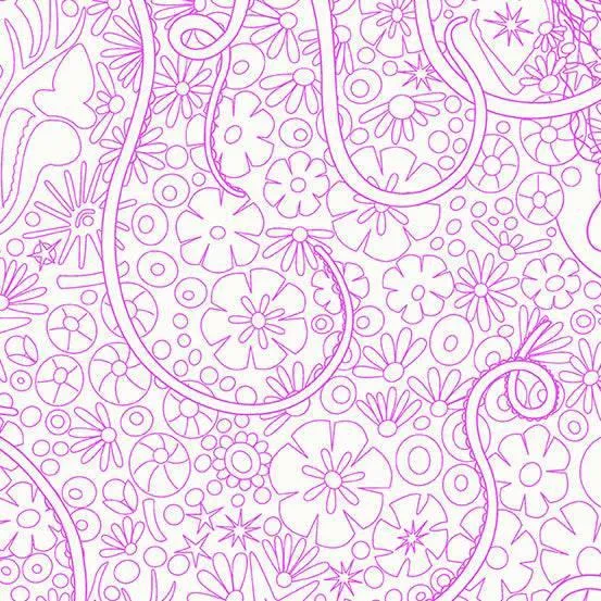 Alison Glass - Sunprints 2022 Luminance - Depths - Fuchsia