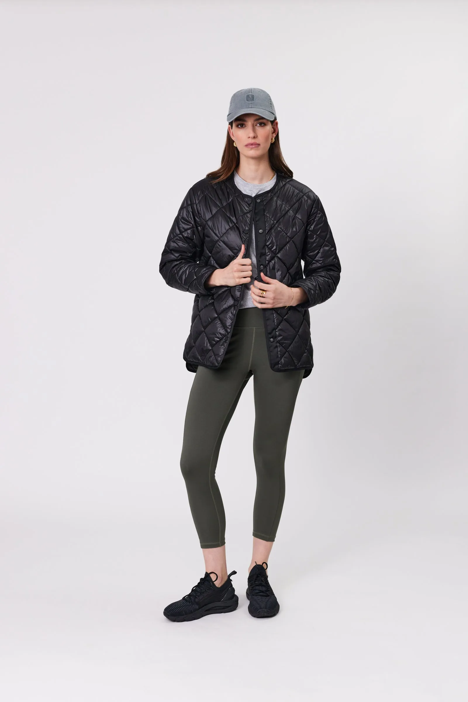 Alpine Quilted Jacket - Black
