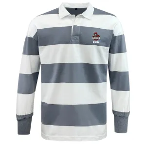 American Fork Cavemen Classic Long Sleeve Hooped Rugby Jersey