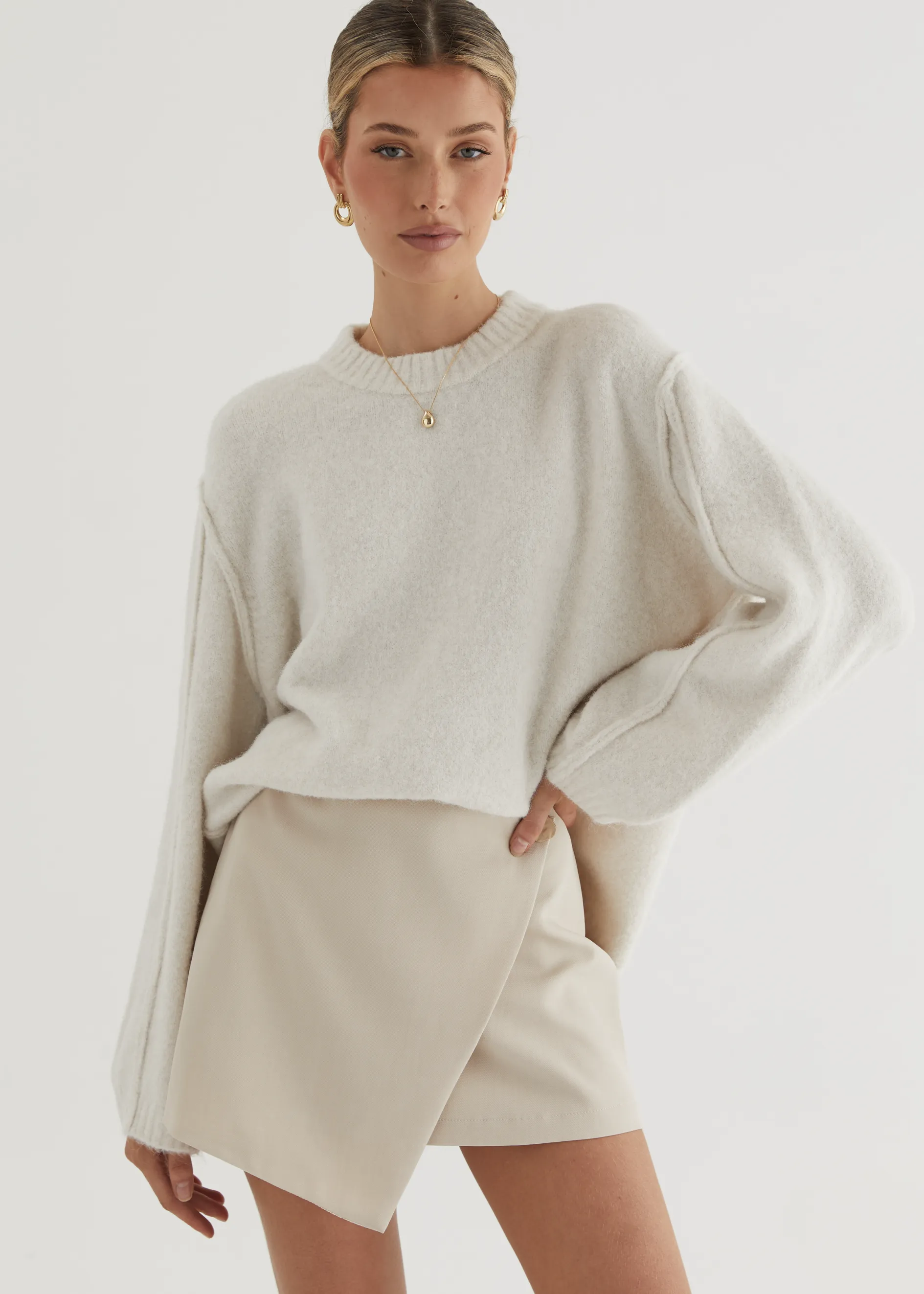 April Sweater - Cream