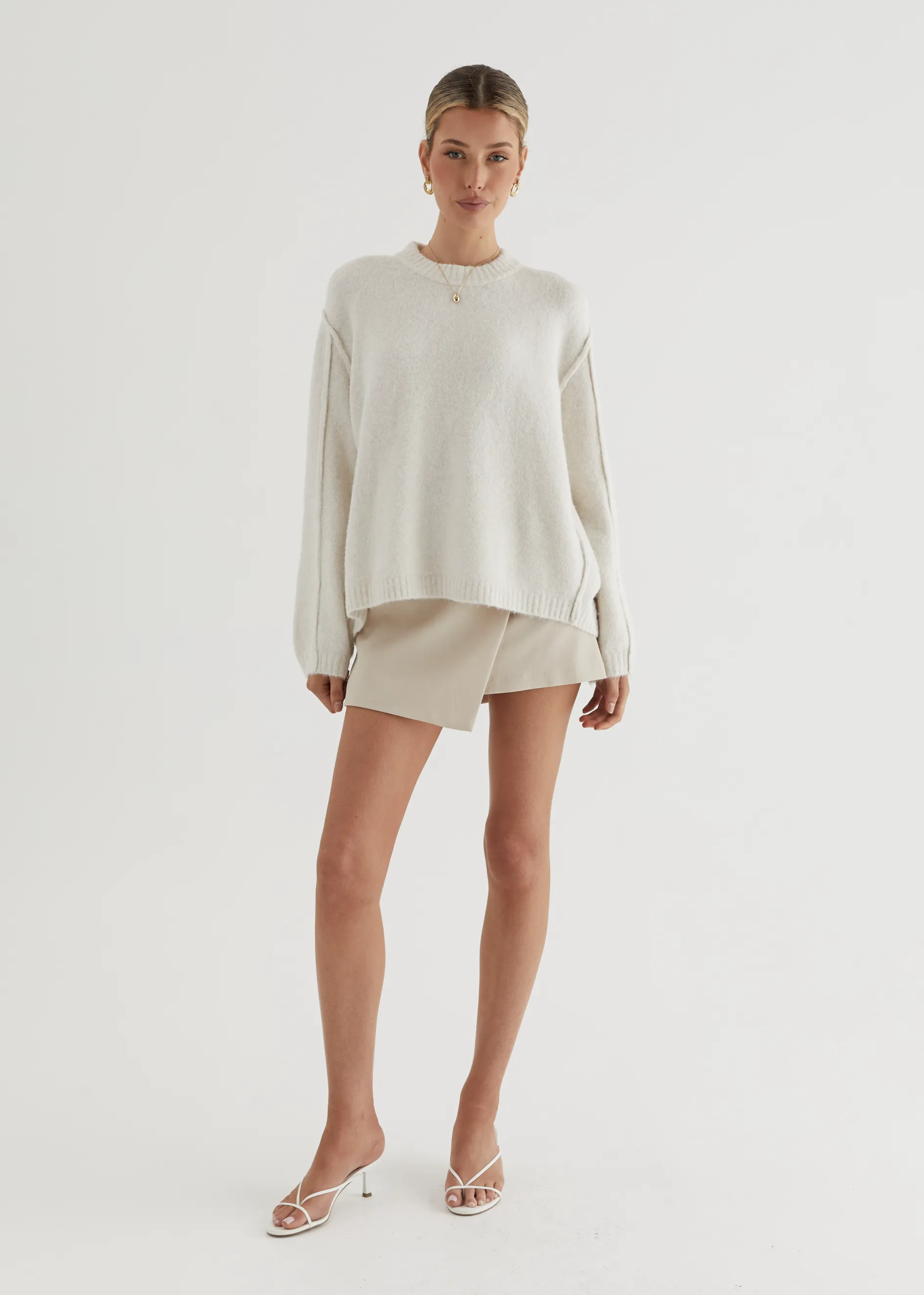 April Sweater - Cream
