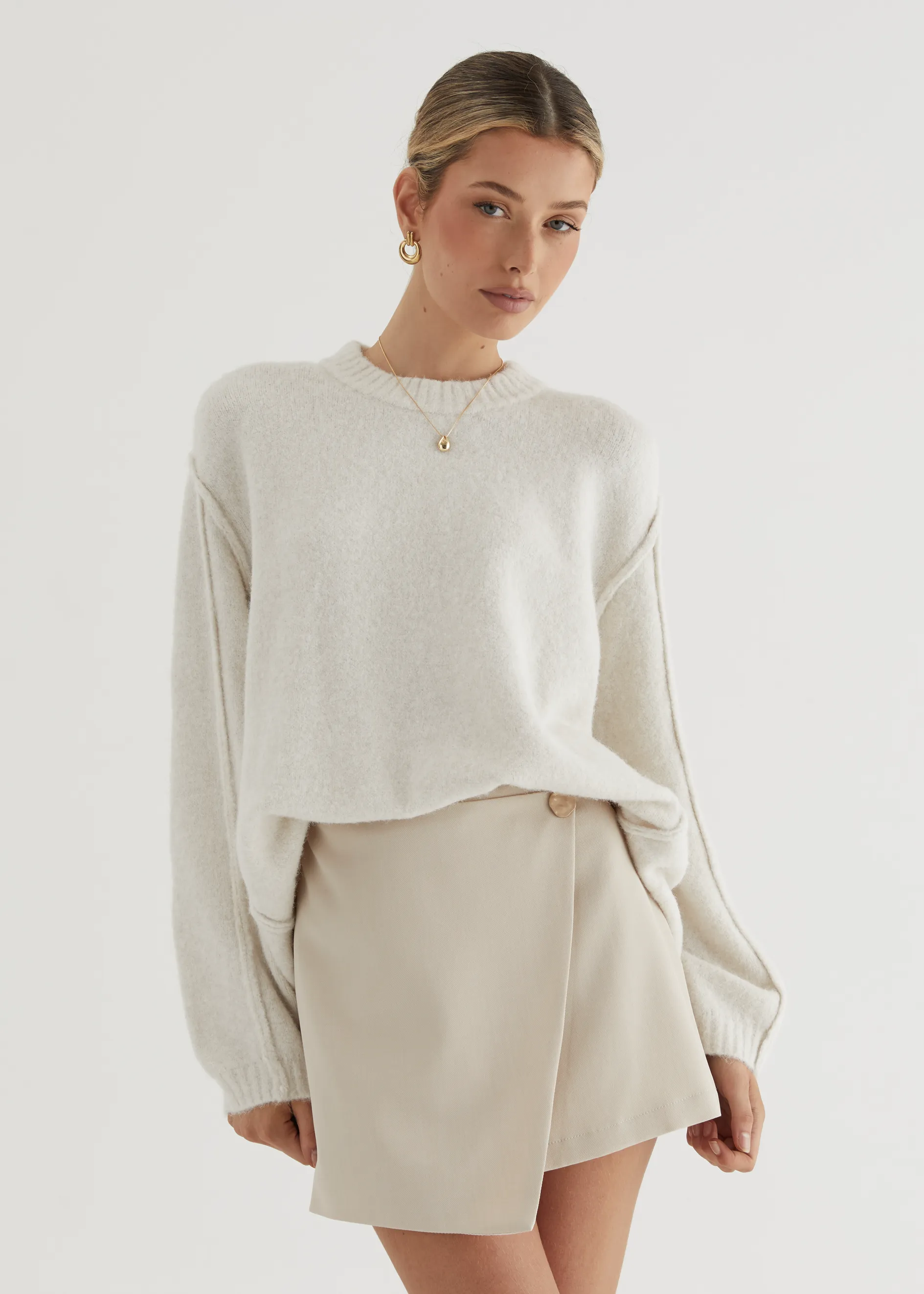 April Sweater - Cream