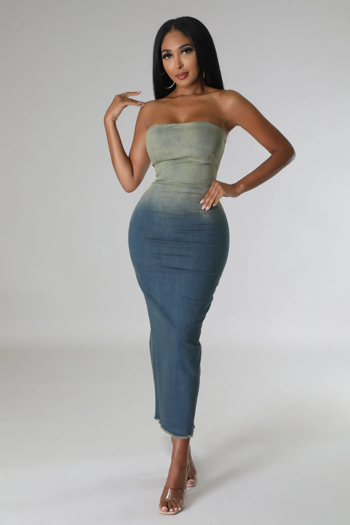 ARIANA DENIM DRESS