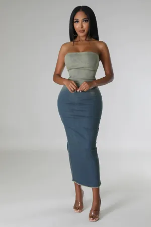 ARIANA DENIM DRESS