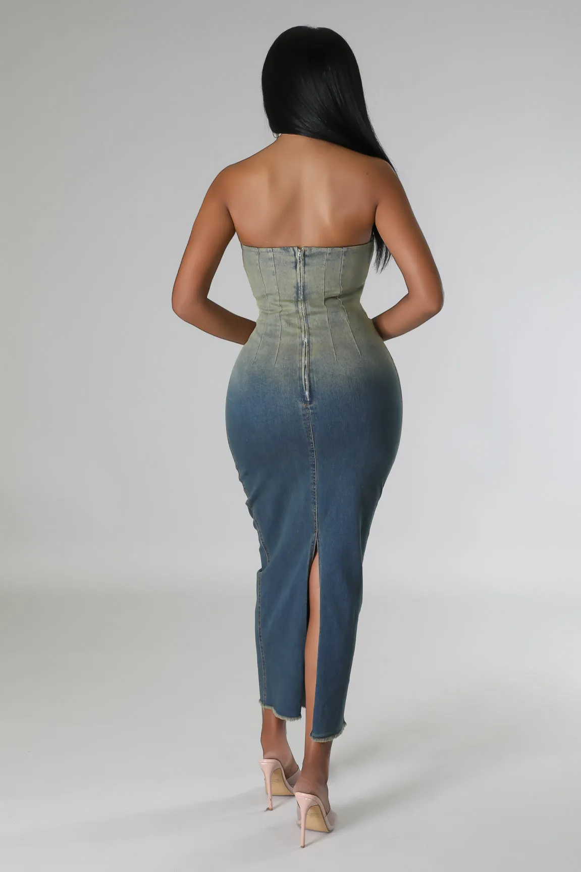 ARIANA DENIM DRESS