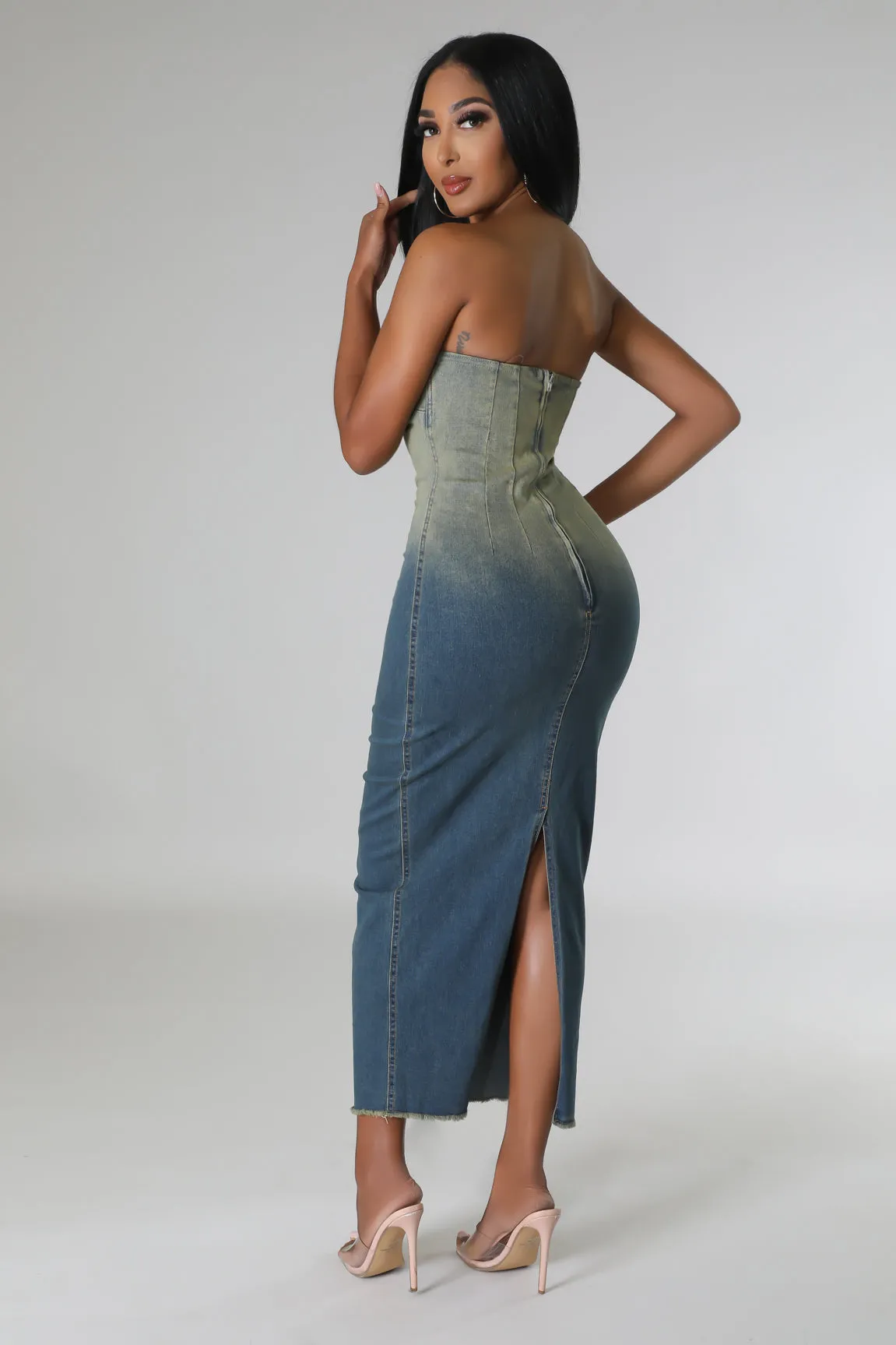 ARIANA DENIM DRESS