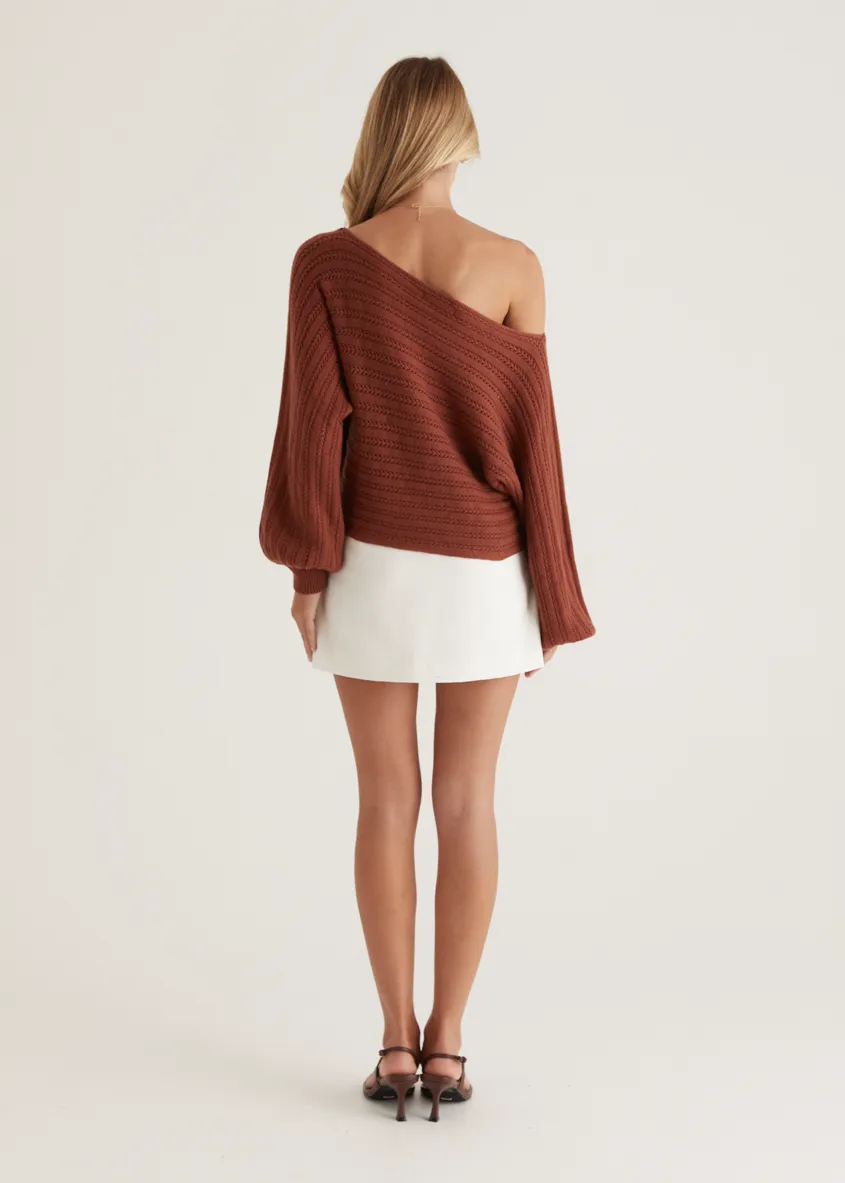 Artha Sweater - Chocolate
