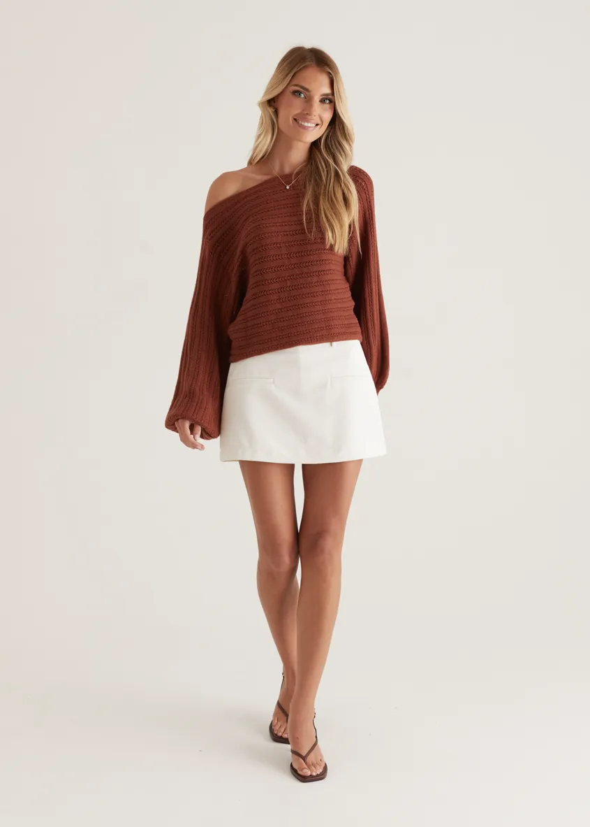Artha Sweater - Chocolate