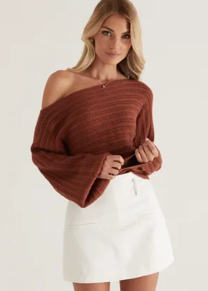 Artha Sweater - Chocolate