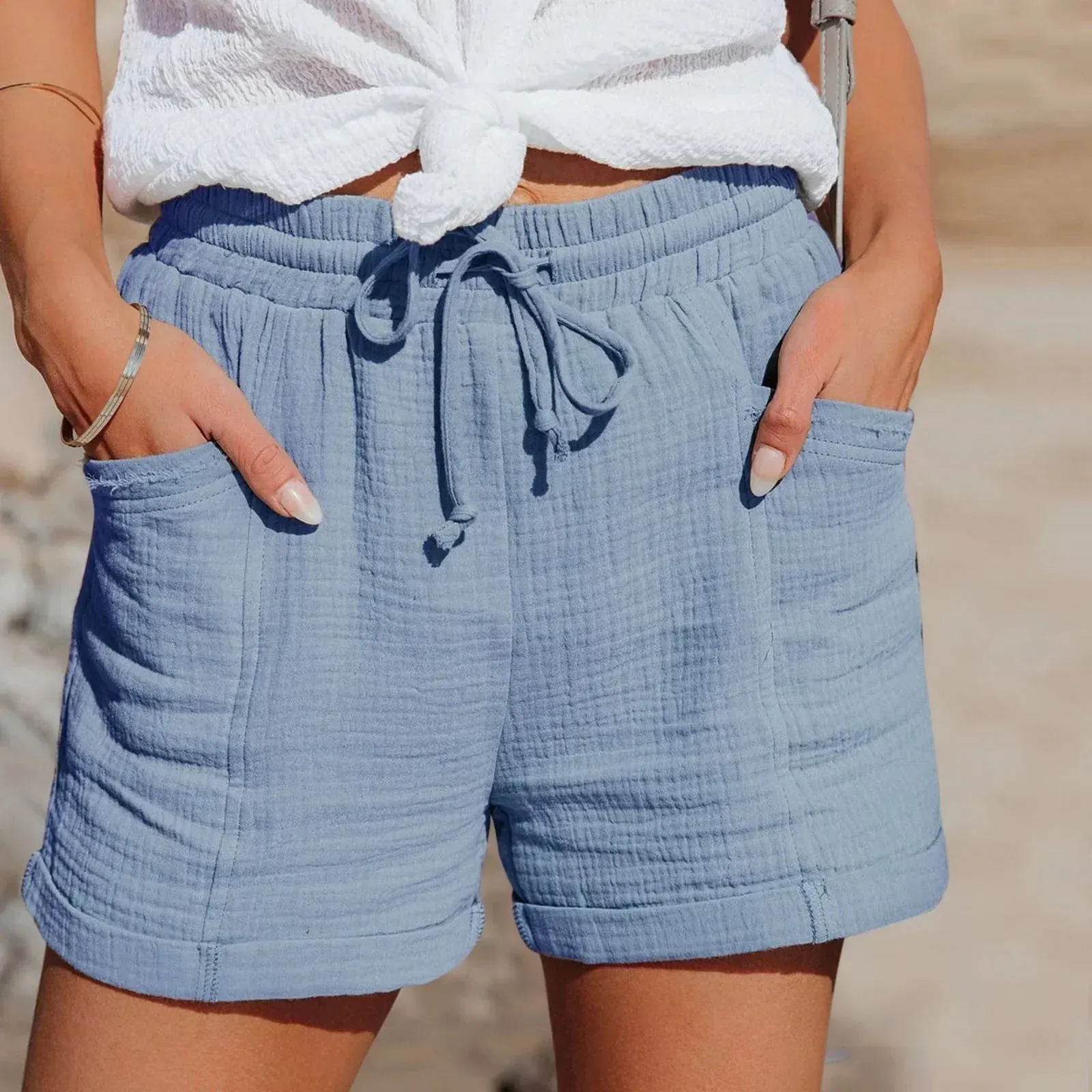 Aurelia - Summer cotton shorts