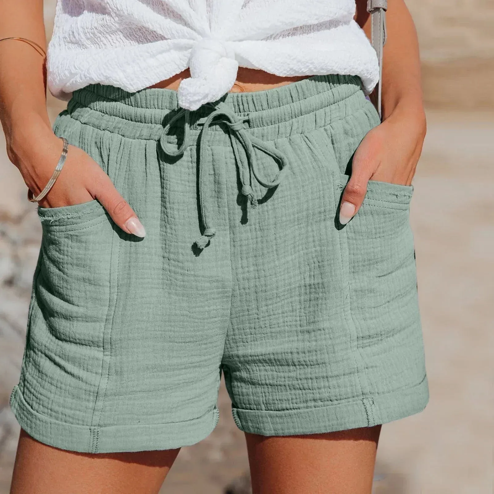 Aurelia - Summer cotton shorts