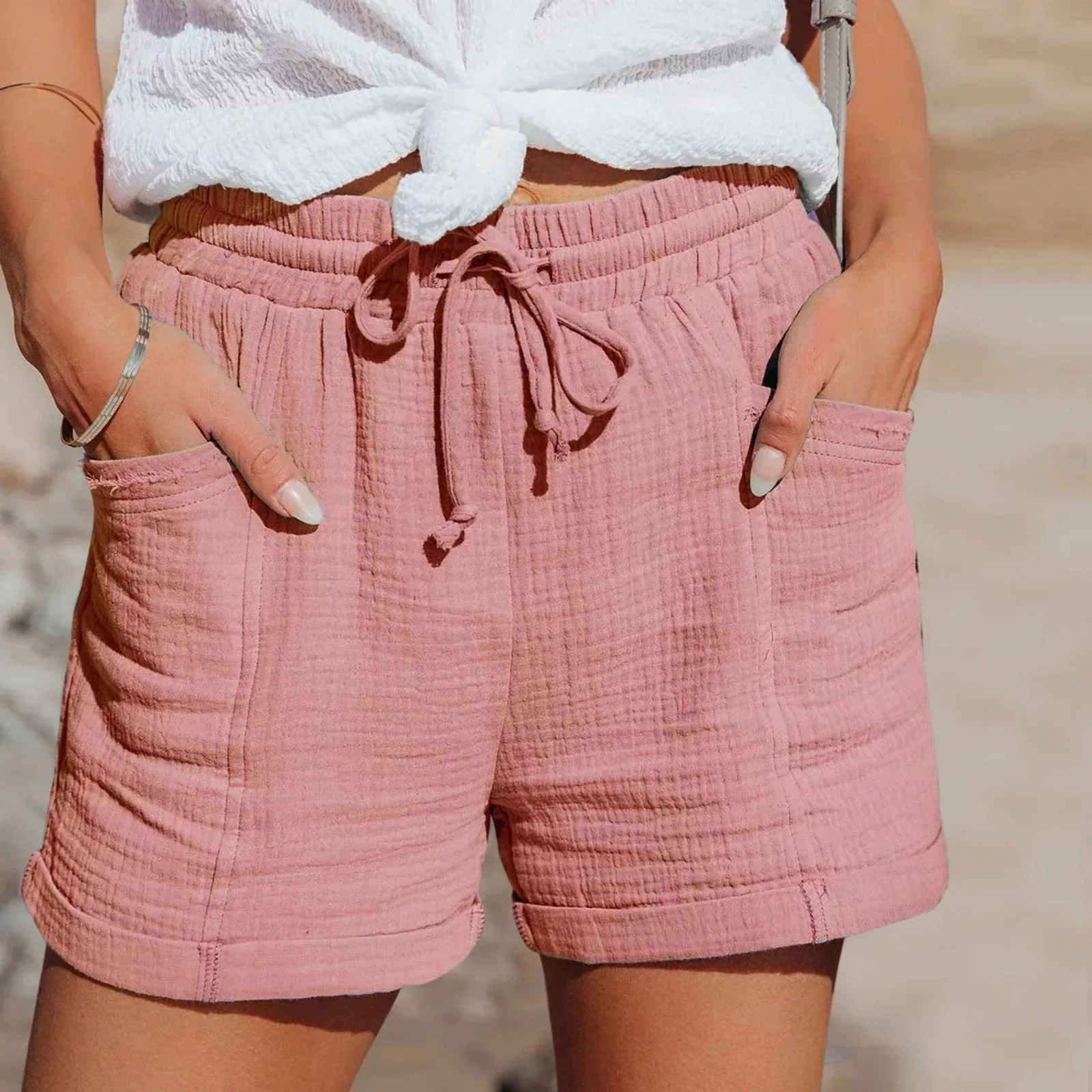 Aurelia - Summer cotton shorts
