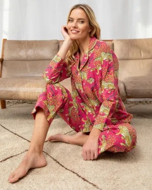 Bagheera - Petite Long PJ Set - Hot Pink
