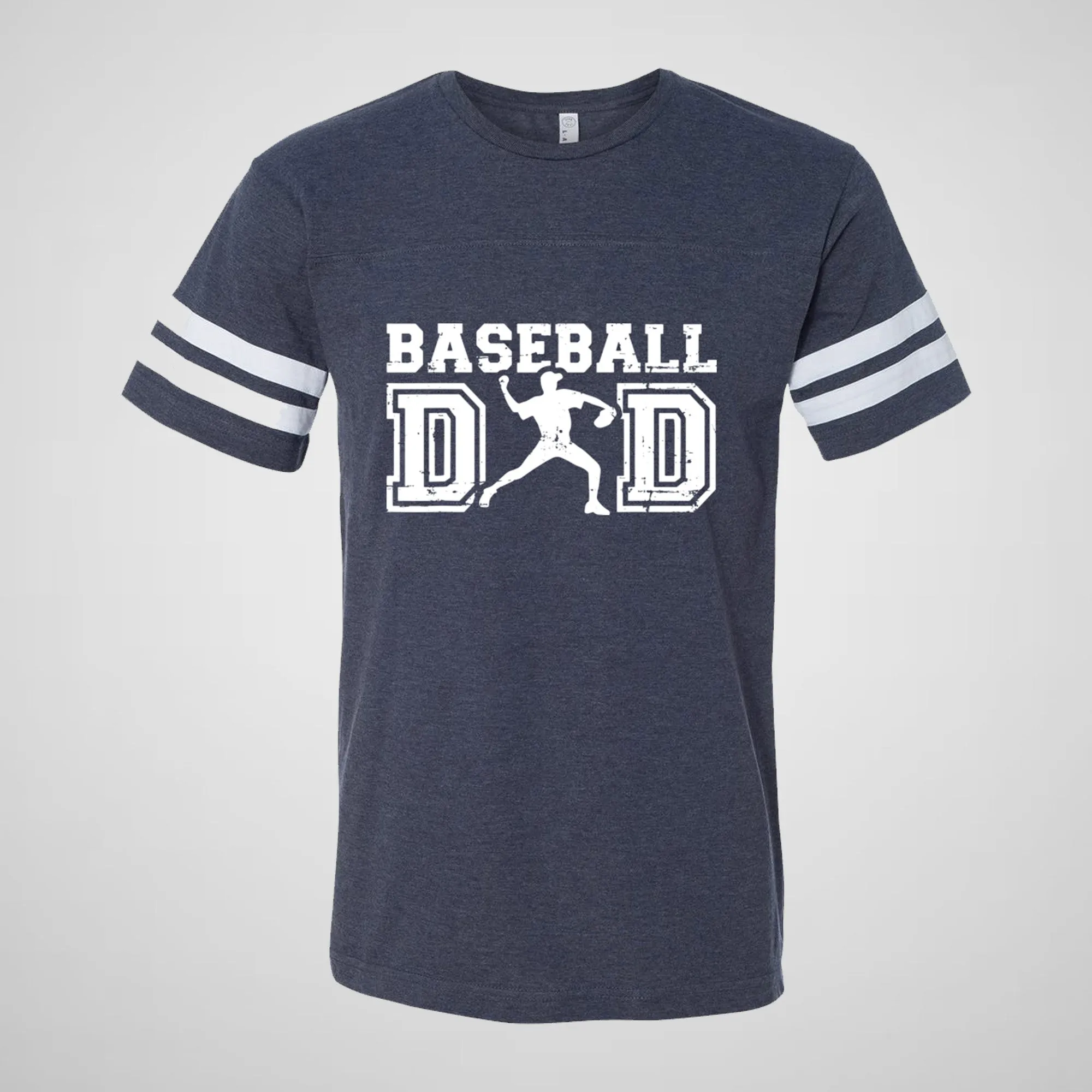 Baseball Dad - Adult Unisex Cotton/Poly Football Tee