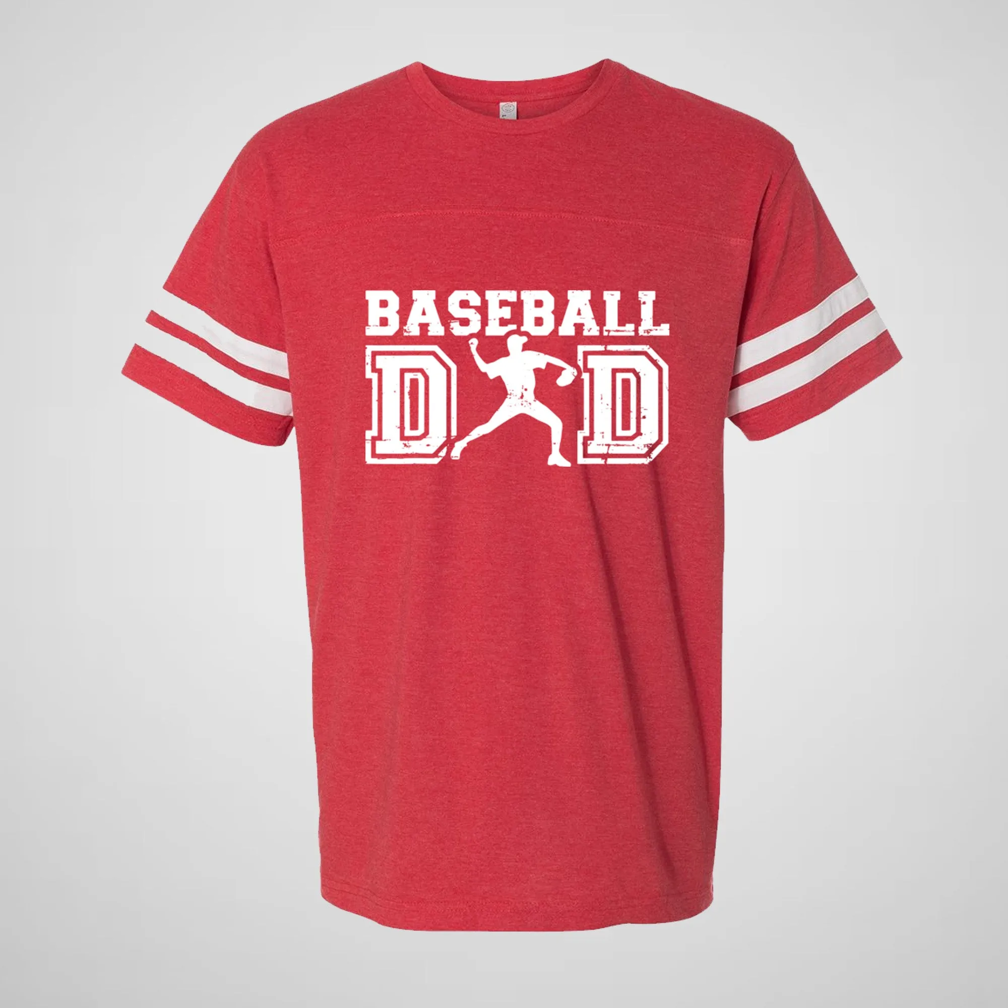 Baseball Dad - Adult Unisex Cotton/Poly Football Tee