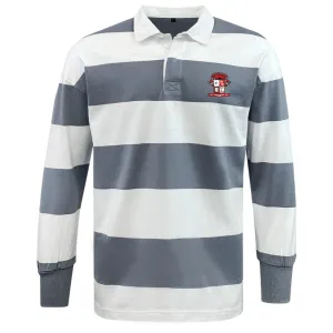 Battleship Women's Rugby Classic Long Sleeve Hooped Rugby Jersey