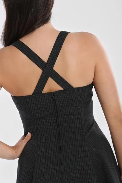 Benny Mini Dress - Grey -