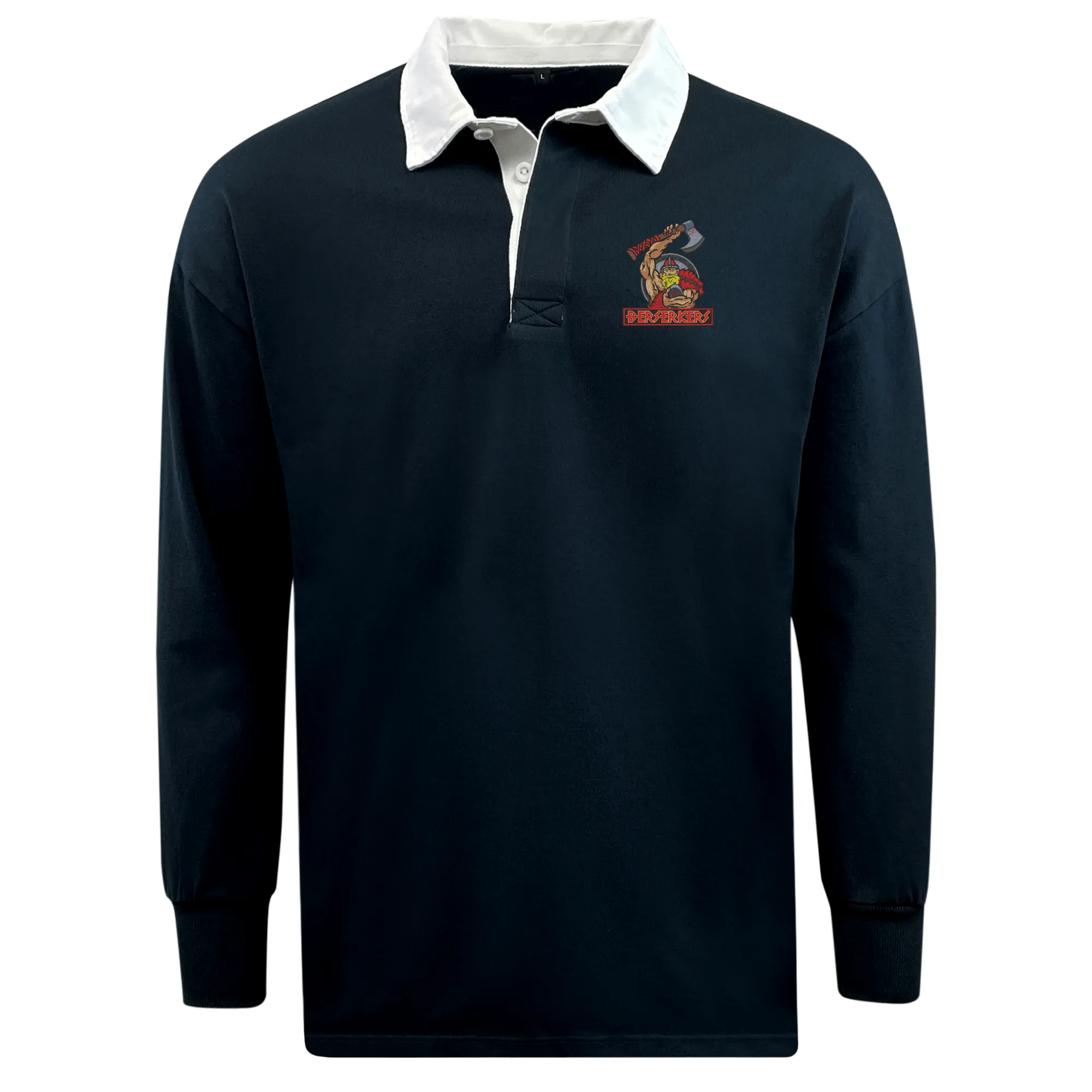 Berserkers Classic Long Sleeve Solid Rugby Jersey
