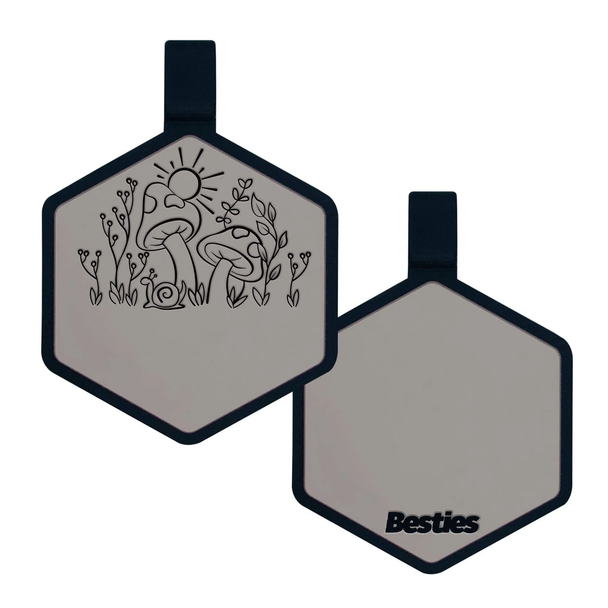 Besties Pets - Fantastic Fungi Silicone Dog ID Tag