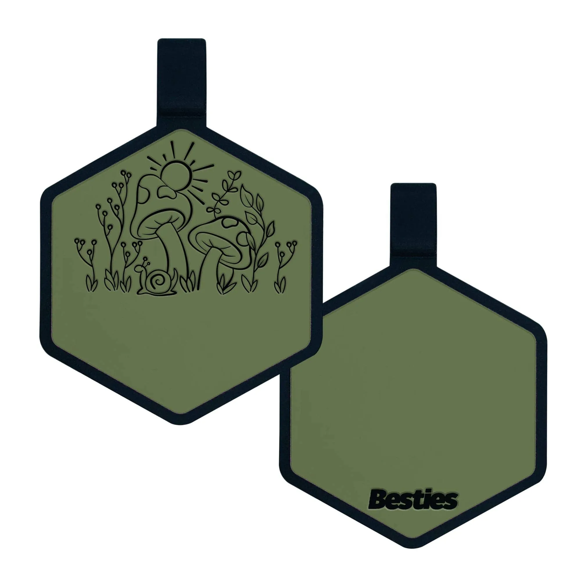 Besties Pets - Fantastic Fungi Silicone Dog ID Tag