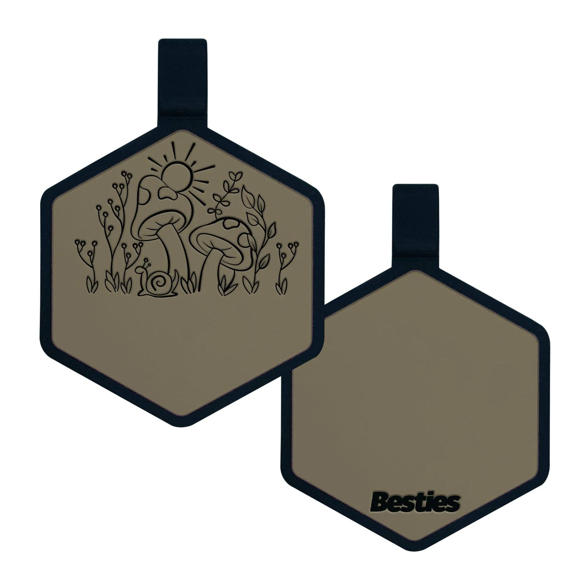 Besties Pets - Fantastic Fungi Silicone Dog ID Tag