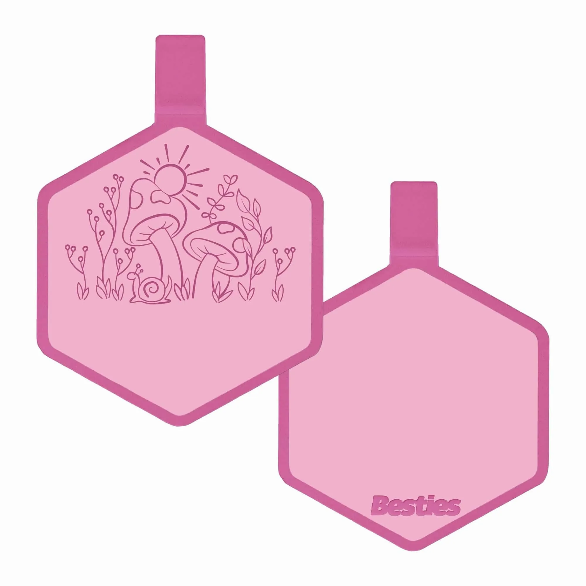 Besties Pets - Fantastic Fungi Silicone Dog ID Tag