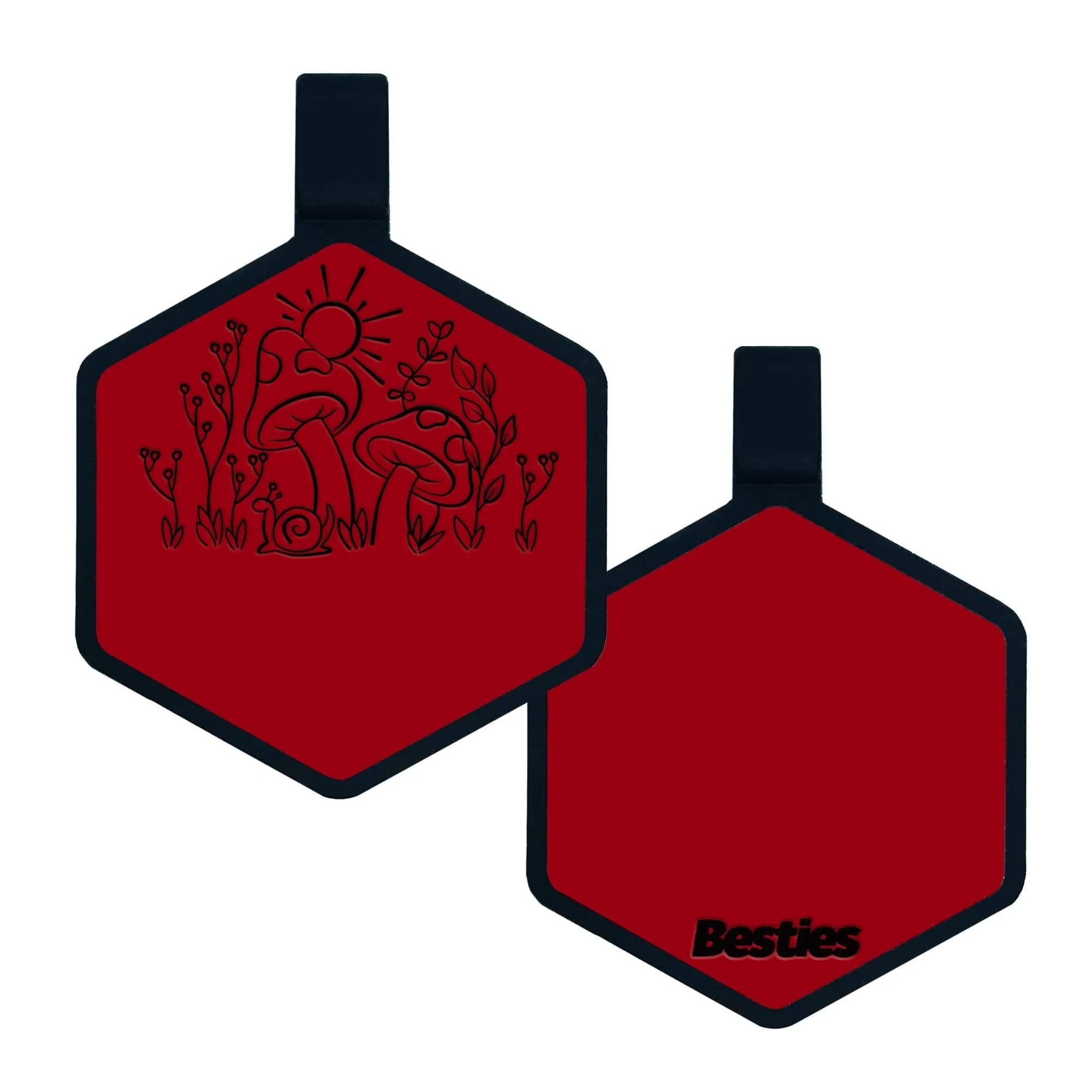 Besties Pets - Fantastic Fungi Silicone Dog ID Tag
