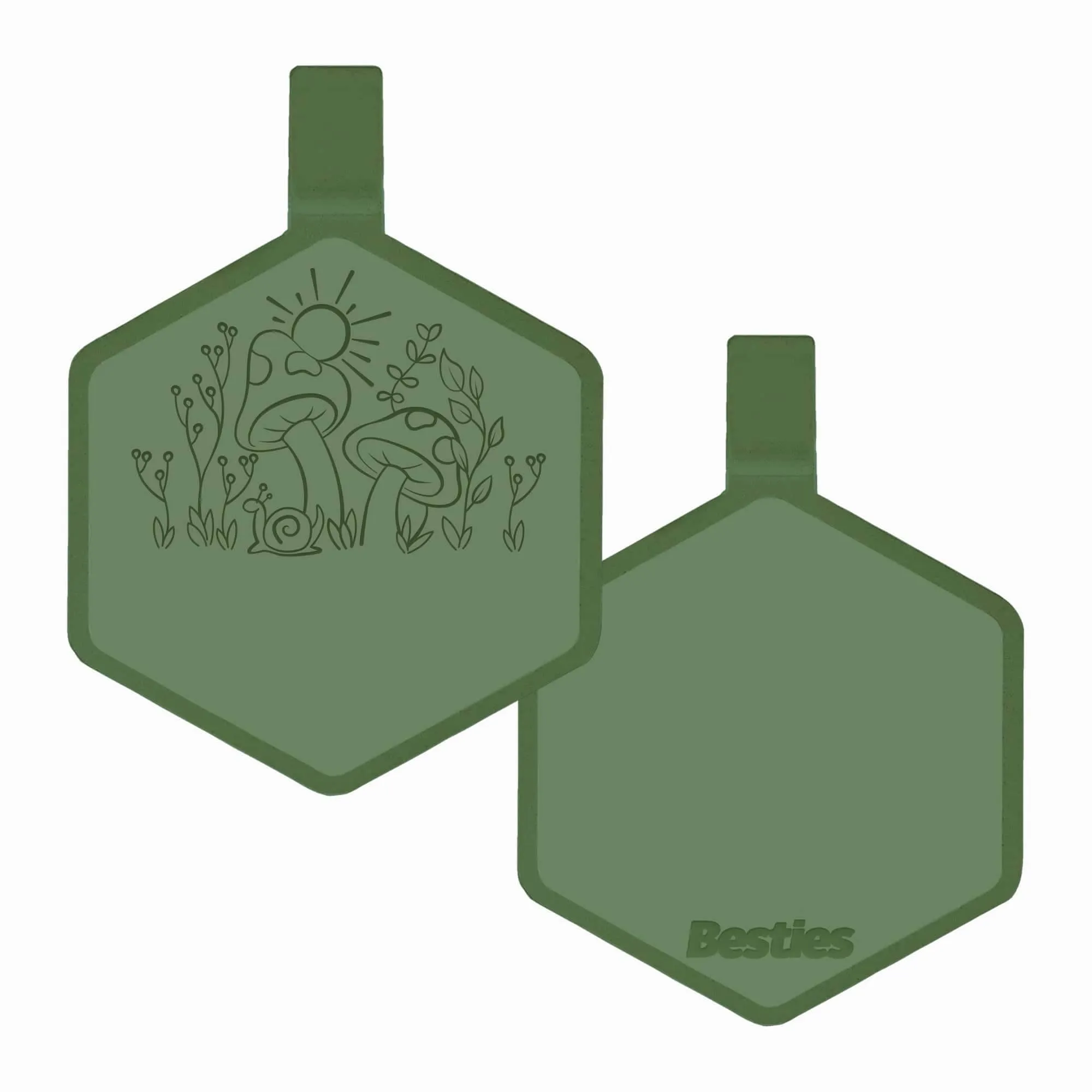 Besties Pets - Fantastic Fungi Silicone Dog ID Tag