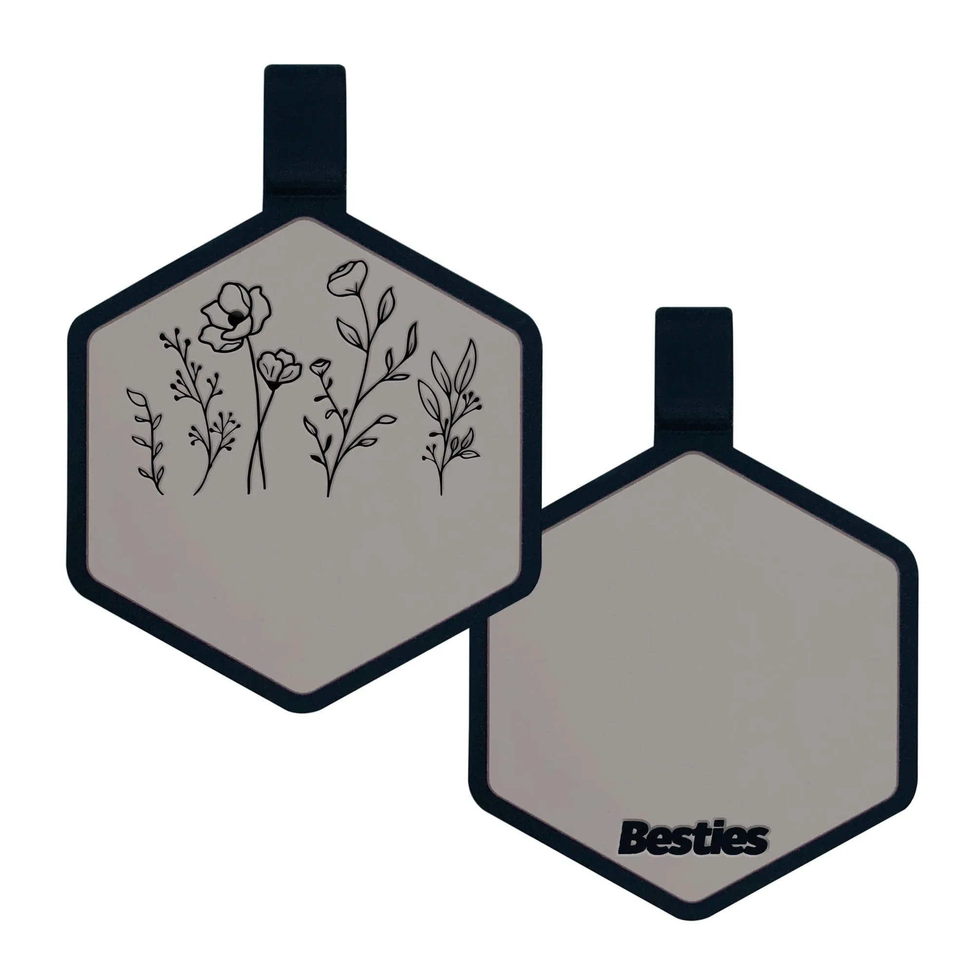 Besties Pets - Wildflowers Silicone ID Tag