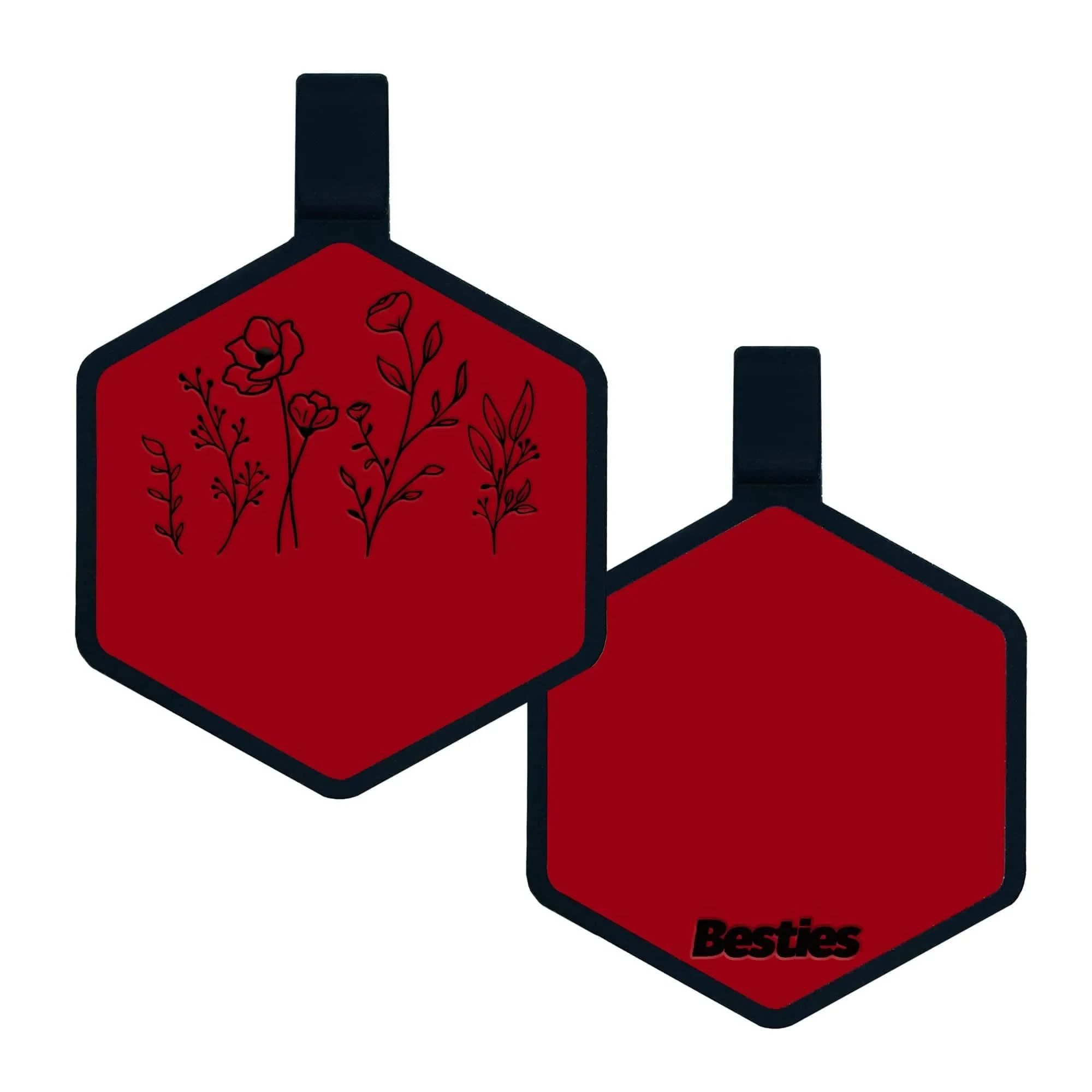 Besties Pets - Wildflowers Silicone ID Tag