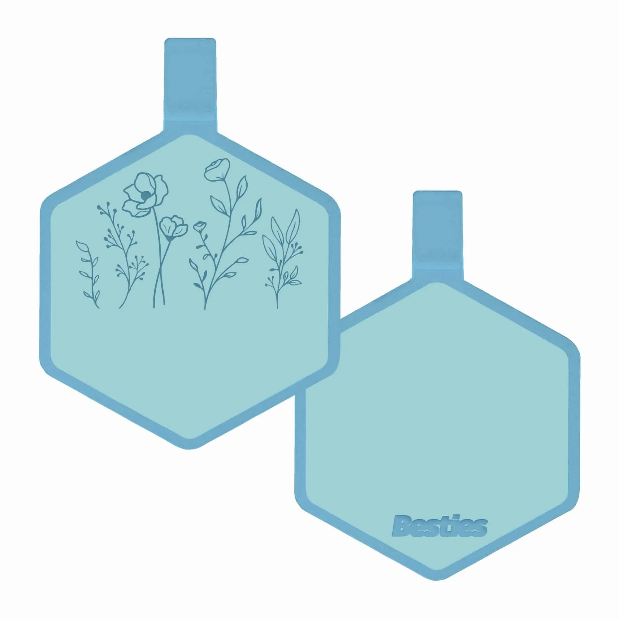 Besties Pets - Wildflowers Silicone ID Tag