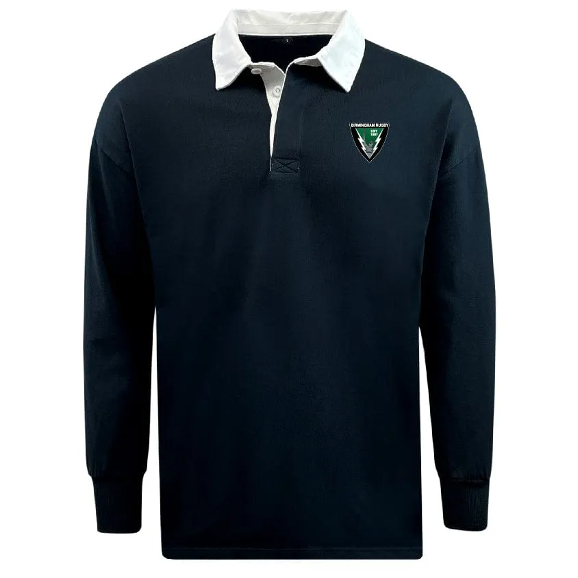 Birmingham Rugby Classic Long Sleeve Solid Rugby Jersey