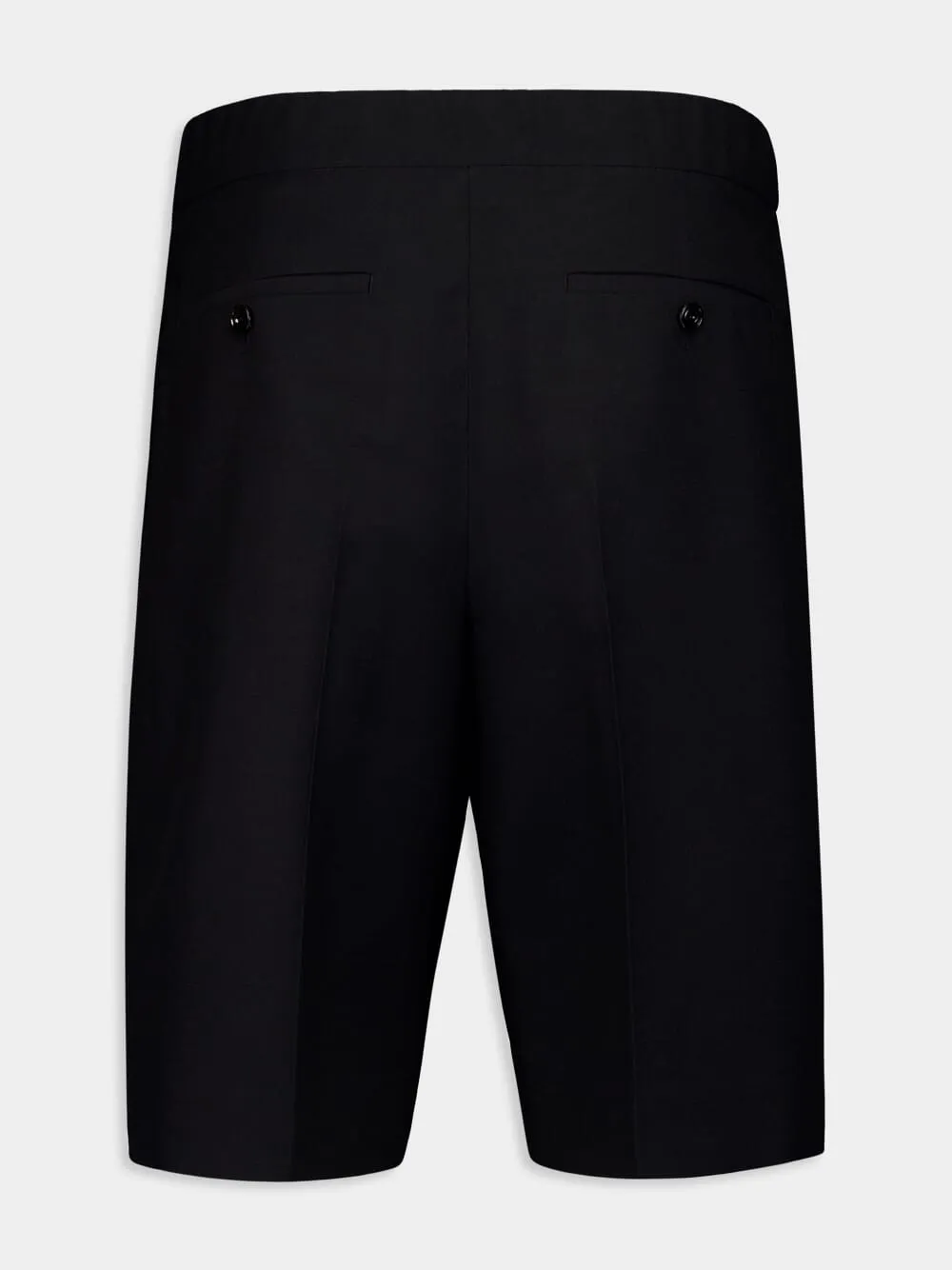 Black Tailored Shorts