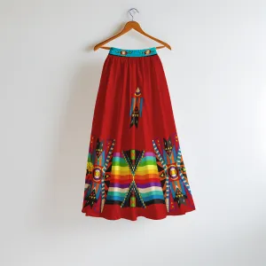 Blooming Spirit Geometric Skirt