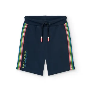 Boboli Navy Stripe Shorts