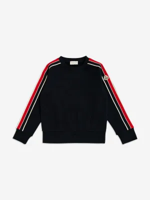 Boys Logo Sweatshirt in Navy