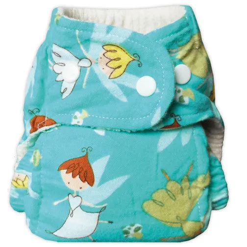 Bummis Flannel Fitted Cloth Diaper