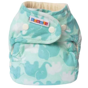 Bummis Flannel Fitted Cloth Diaper