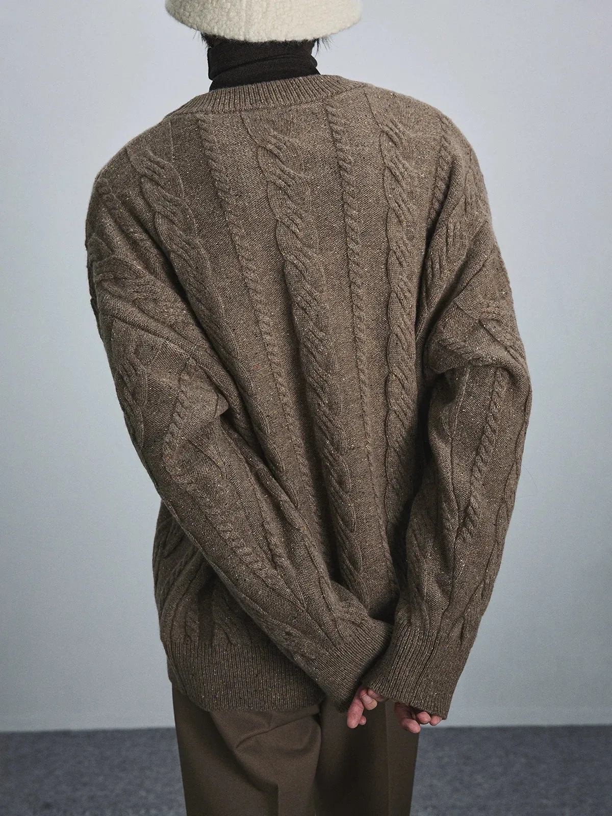 Cable-Knit Sweater